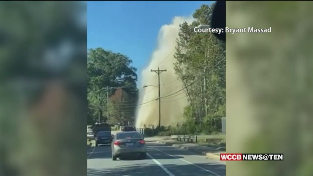 Low Water Pressure Advisory Issued For Charlotte After Huge Water Main Brea