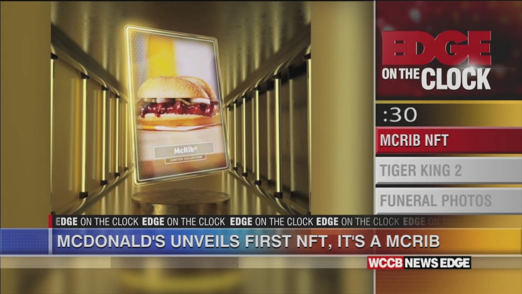 Edge On The Clock: Mcdonald’s Celebrates 40 Years Of The Mcrib With Nfts
