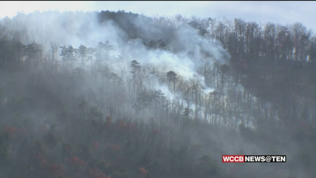 Statewide Burn Ban Issued As Pilot Mountain Fire Expected To Double In Size