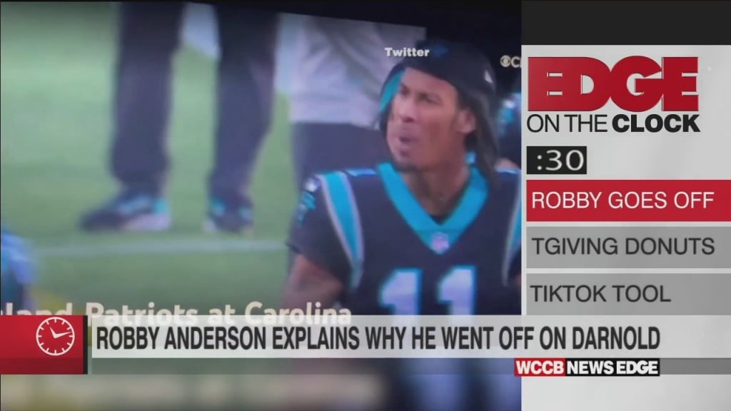 Edge On The Clock: Carolina Panthers Receiver Robby Anderson Goes Off On Qb Sam Darnold