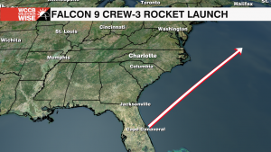 Spacex Launch Visibility Map 2020 Spacex Falcon 9 Launch Visible In The Southeast - Wccb Charlotte's Cw
