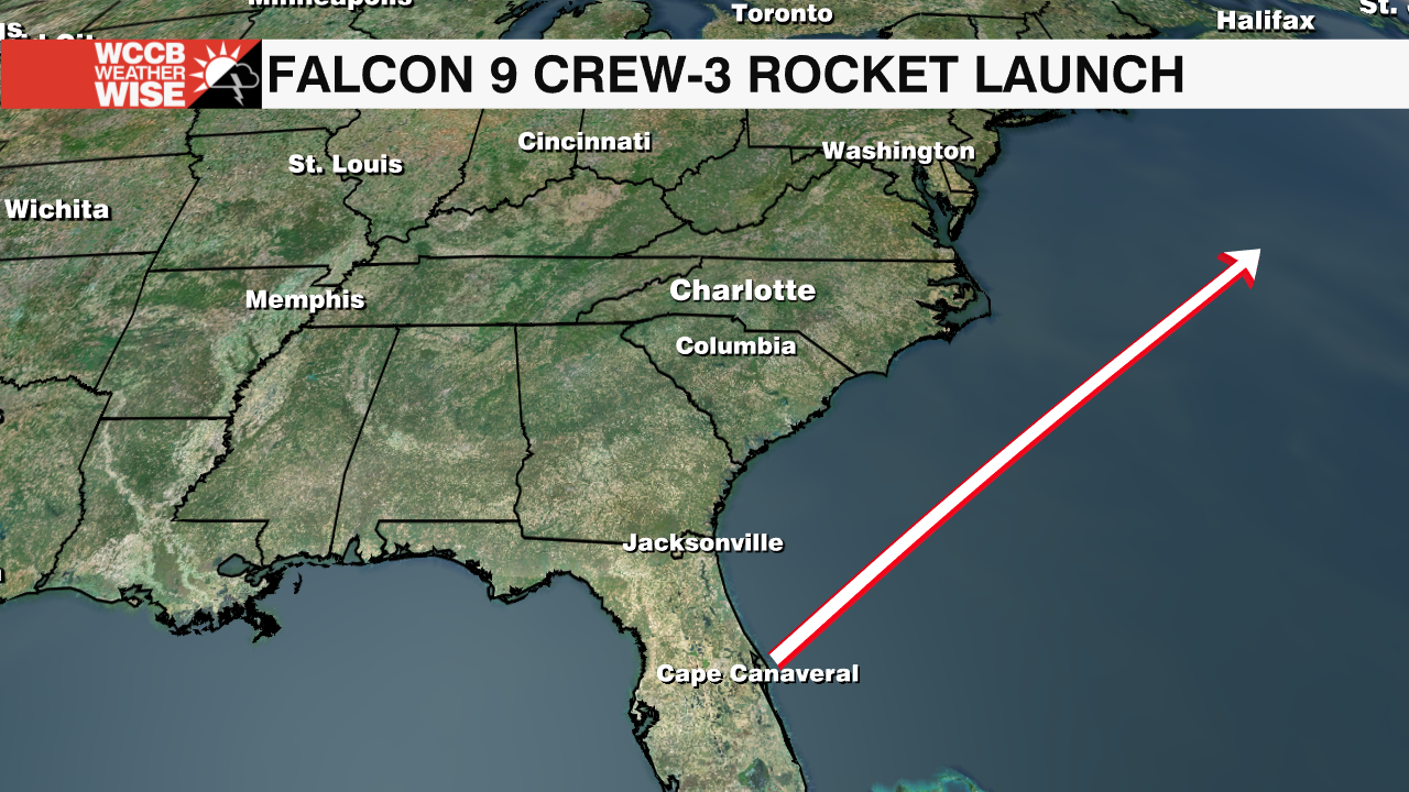 SpaceX Falcon 9 Launch Visible in the Southeast WCCB Charlotte's CW
