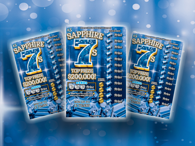 New Carolina Panthers scratch-off lottery ticket