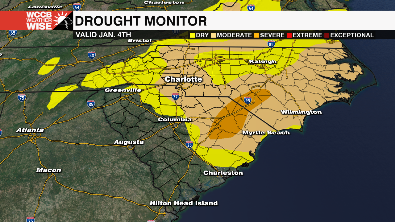 Improving Drought Conditions With More Rain On The Way - WCCB Charlotte
