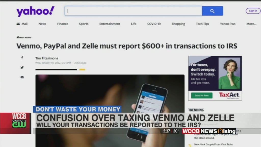 Don't Waste Your Money: Venmo And The Irs