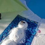 Sun Bathing Snowman From Mike Carpinelli