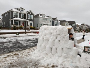 Snow Igloo Meghan Loeffler Tegay Kay 1