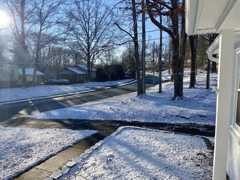 Snow In Charlotte 1/29/2022