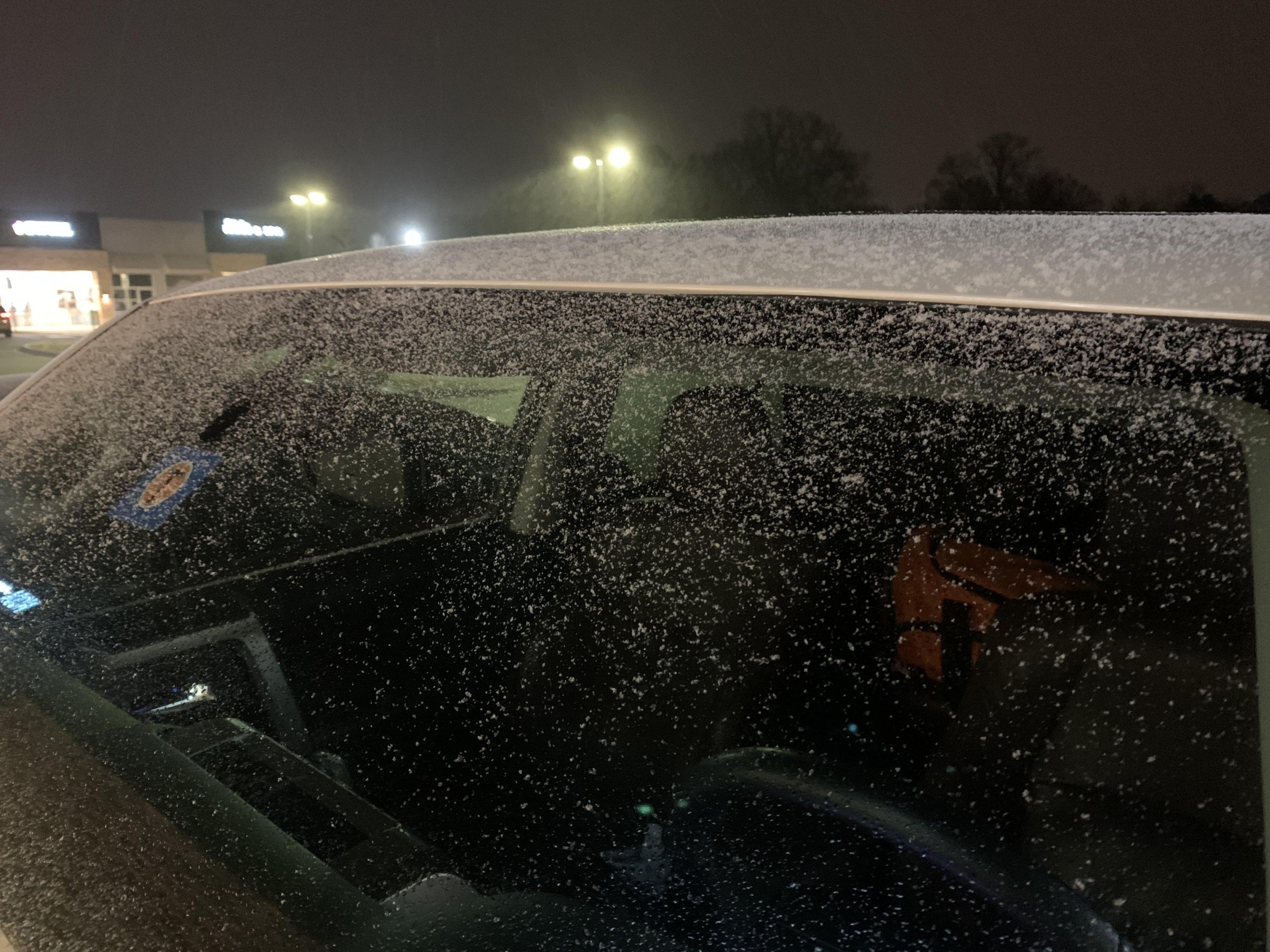 Snow In Oakhurst 1 P.C. Cash Payne WCCB Charlotte's CW