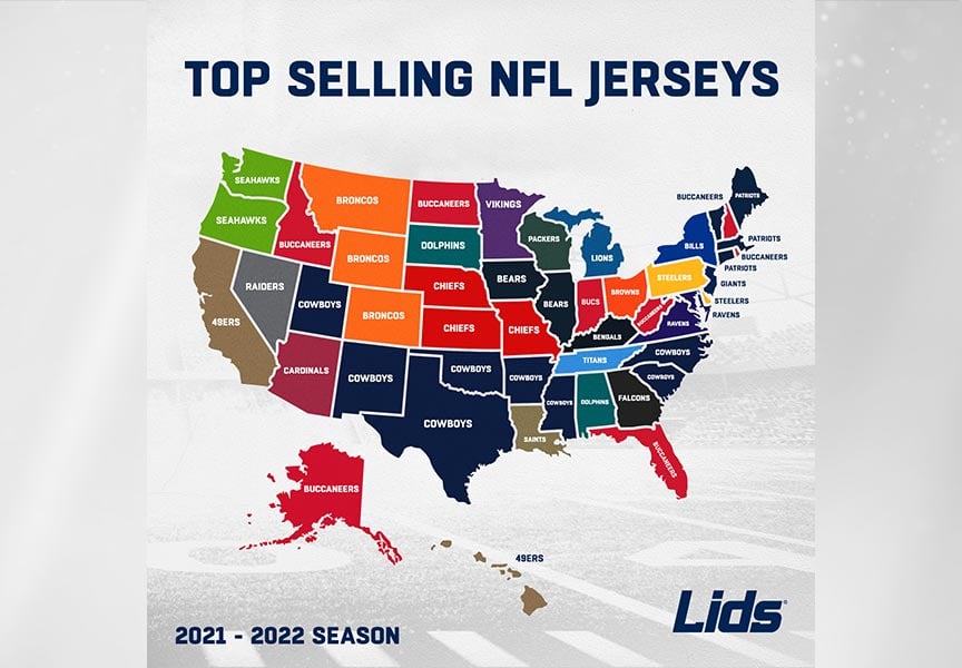 Lids Top Selling Jerseys