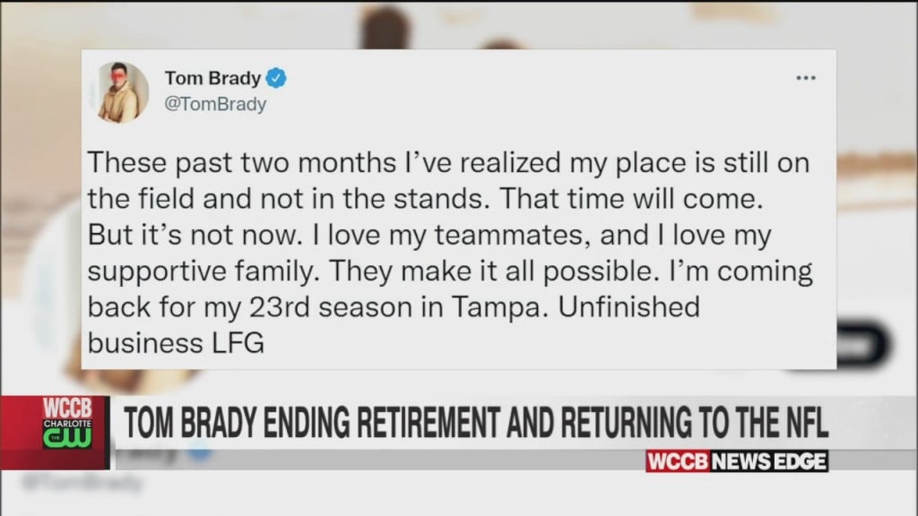 Are You Excited That Brady Is Back?
