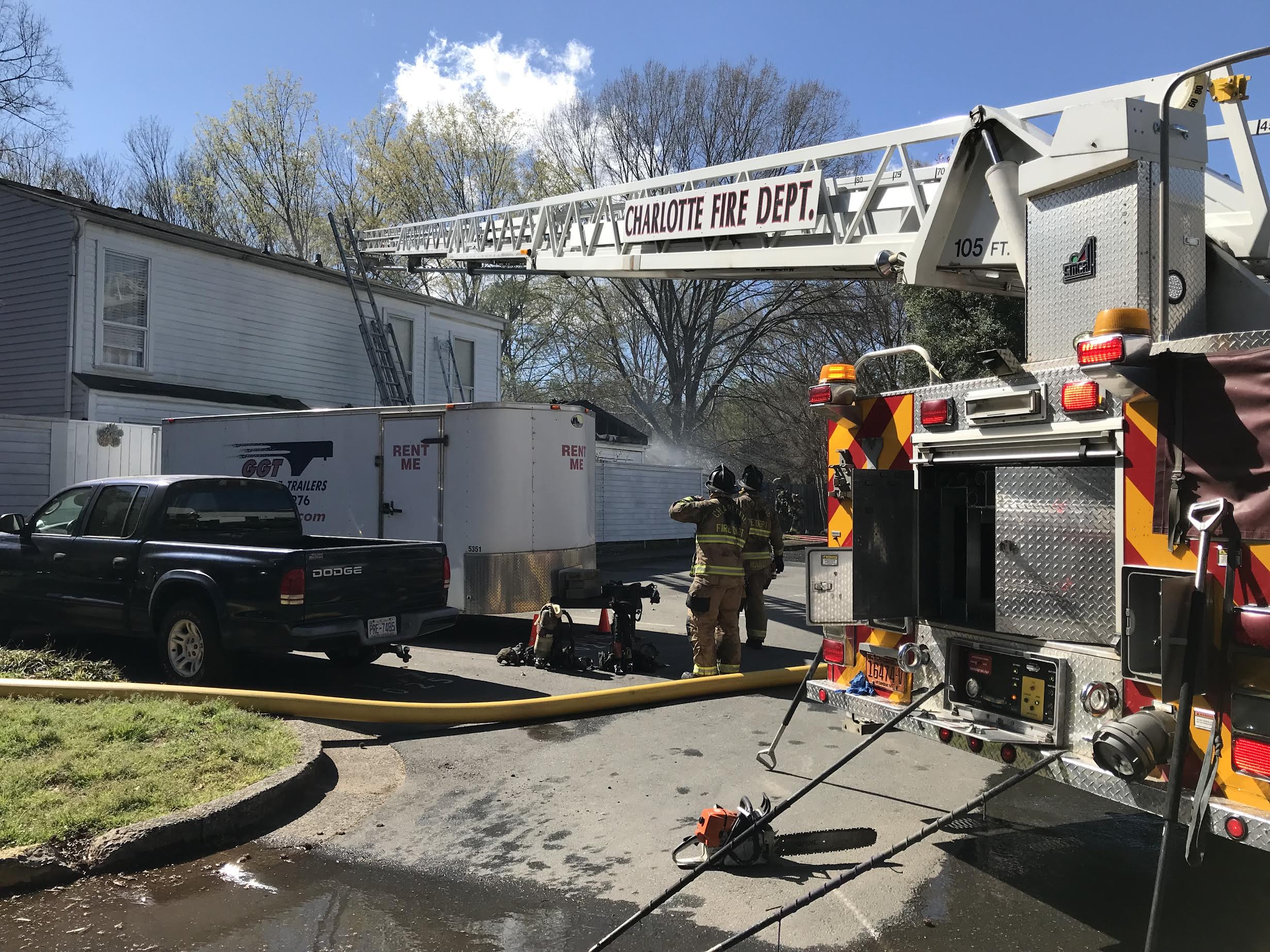CFD: Firefighters Battle 2-Story Condo Fire In East Charlotte - WCCB ...