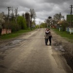 Tetyana Boikiv 52 Right Meets And Hugs Her Neighbour Svitlana Pryimachenko 48 During A Funeral Service For Her Husband Mykola Moroz 47 At The Ozera Village Near Bucha Ukraine