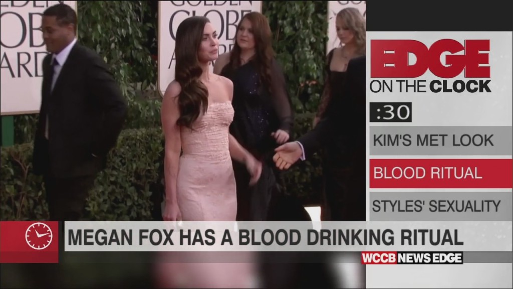 Edge On The Clock: Megan Fox Confirms She And Machine Gun Kelly Drink Each Other’s Blood