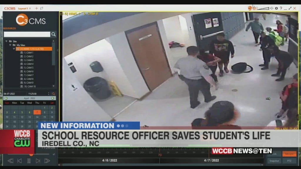 Iredell County School Resource Officer Saves Choking Student
