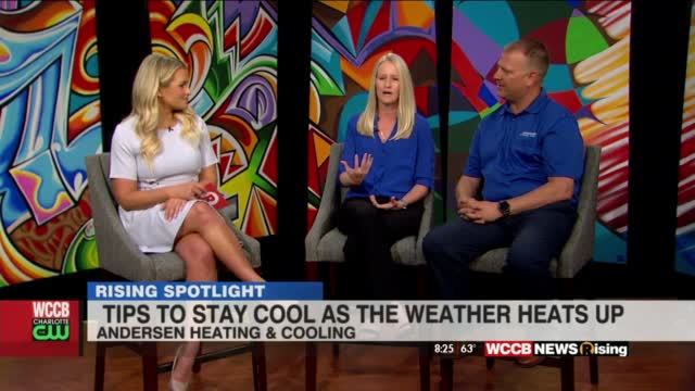 Tips To Stay Cool Andersen Heating & Cooling Rising Spotlight 4.13.22