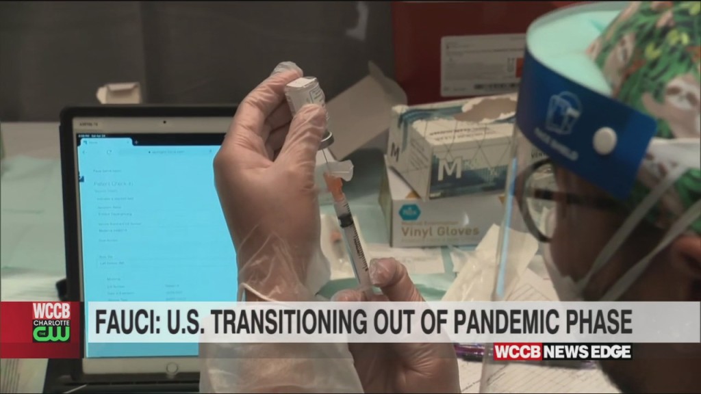 Fauci: Covid Pandemic Has Now Transitioned To “control Stage” In U.s.