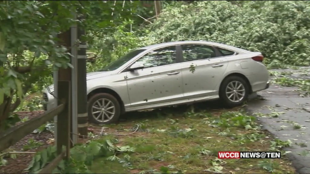 Fallen Trees, Downed Power Lines Scattered Throughout East & Ne Charlotte