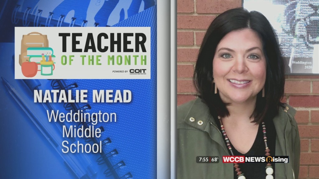 April 2022 Teacher Of The Month Winner Natalie Mead