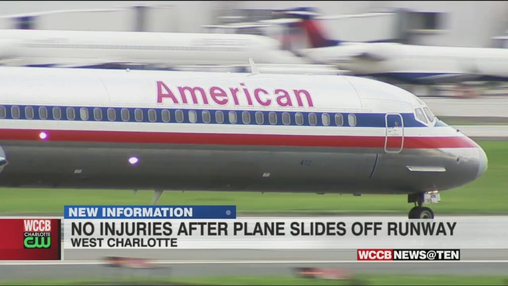 American Airlines Flight Veers Off Runway In Charlotte