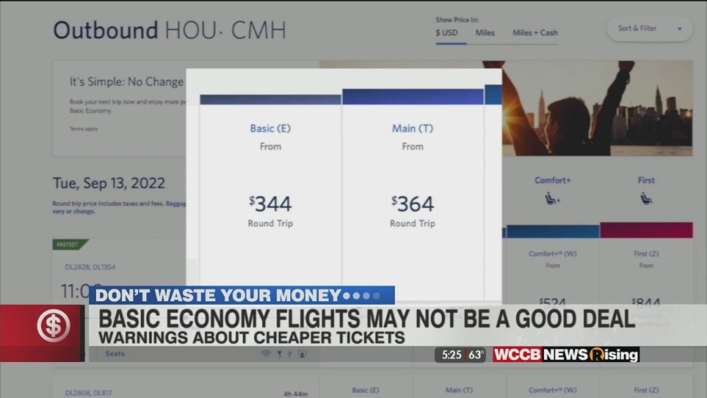 Don't Waste Your Money: Warning About Economy Airline Tickets
