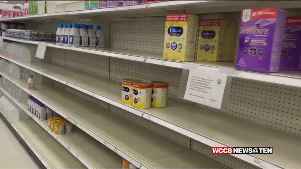 Charlotte Families Scramble To Find Baby Formula Amid Massive Supply Chain Issues