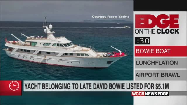 Edge On The Clock: David Bowie's Yacht Listed For $5.1 Million