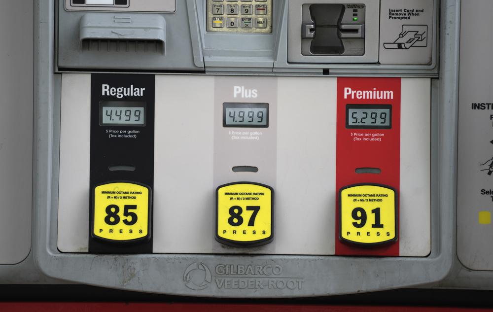 The Prices Are Dispalyed Above The Various Grades Of Gasoline Available At A Conoco Station Saturday May 21 2022 In Denver Ap Photodavid Zalubowski
