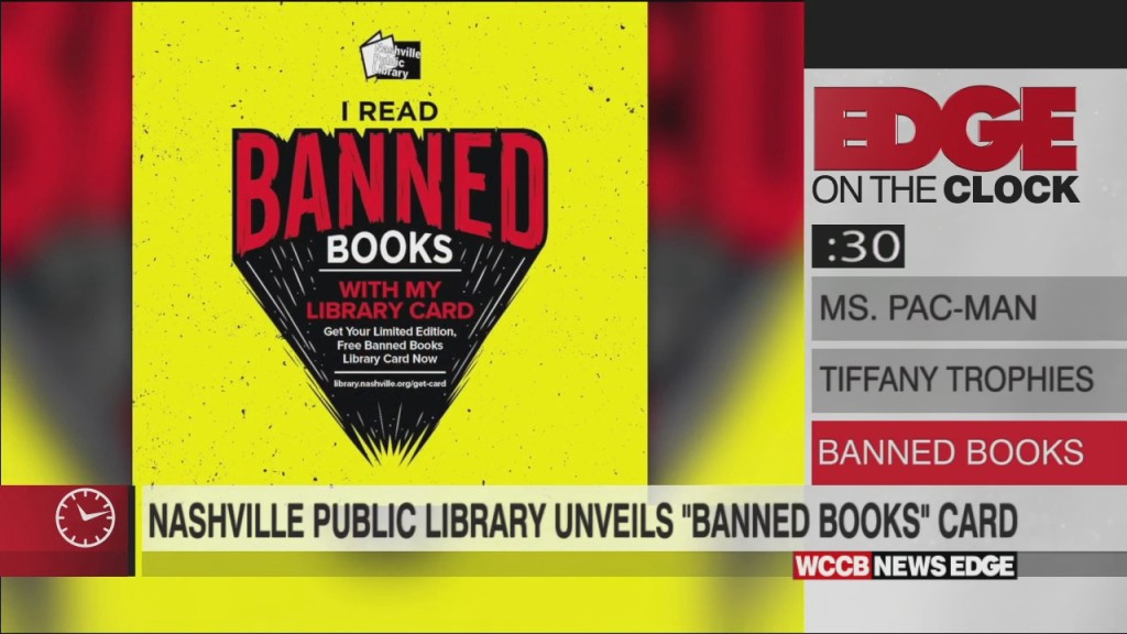 Edge On The Clock: Public Library Offers “i Read Banned Books” Library Card