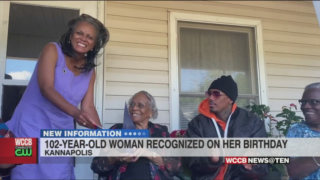 102 Year Old Recognized In Kannapolis