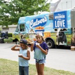 Eating Frozen Custard By Truck