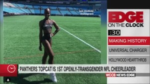 Panthers hire NFL's first openly transgender cheerleader