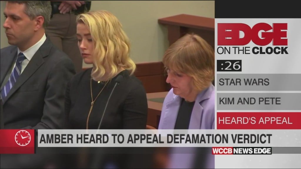 Edge On The Clock: Amber Heard To Appeal Trial Verdict