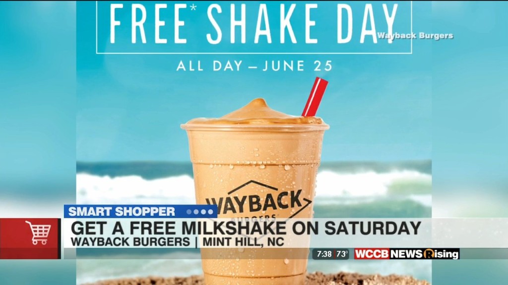 Smart Shopper: Free Milkshake At Wayback Burgers!