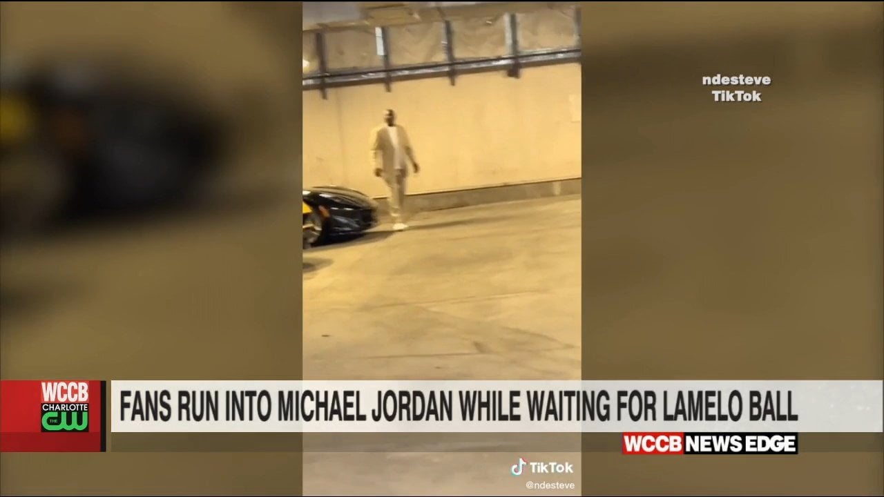 michael jordan with fans