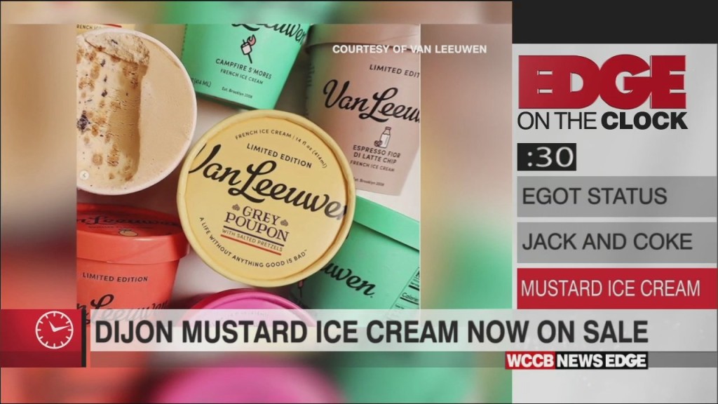 Edge On The Clock: Will You Try Grey Poupon Ice Cream?