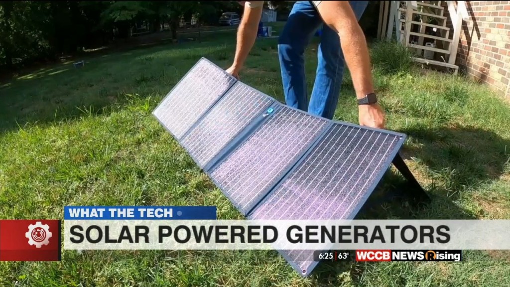 What The Tech: Solar Powered Generators