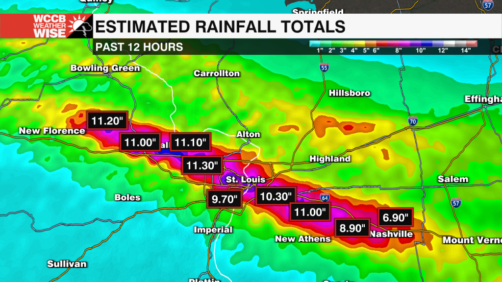 Historic Rainfall Causes Deadly Flooding in St. Louis Area WCCB