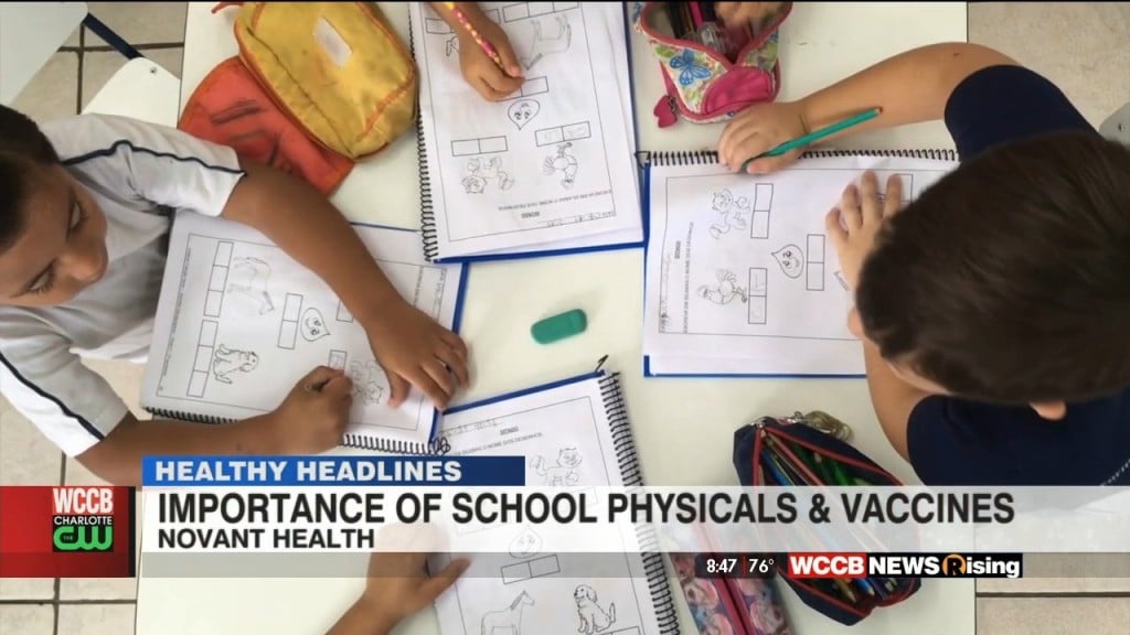 Healthy Headlines: Importance Of School Physicals & Vaccines
