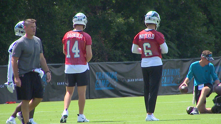 Panthers Sam Darnold And Baker Mayfield