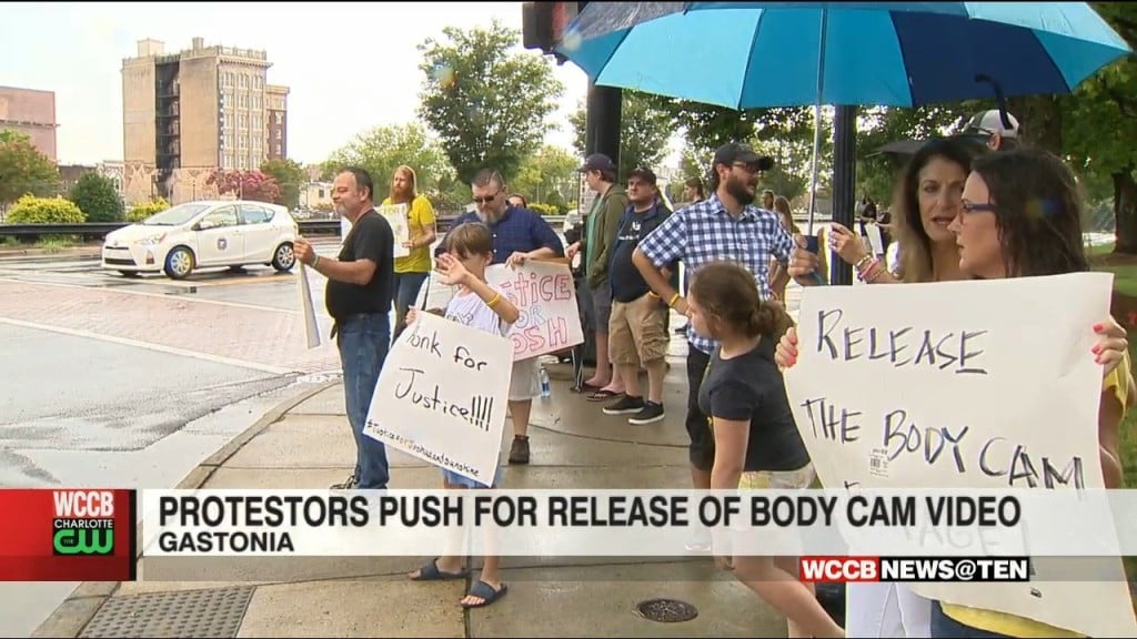Protesters Hold Rally Demanding Gastonia Police To Release Body Cam Video Of Disabled Veteran Arrest