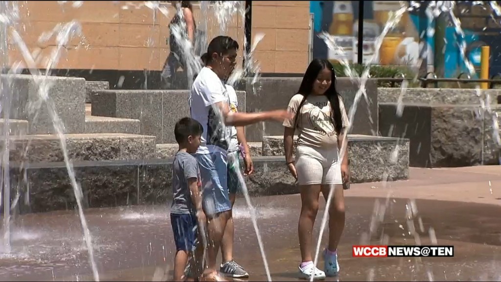 Charlotte "spraygrounds" Effective In Fight Against Heat