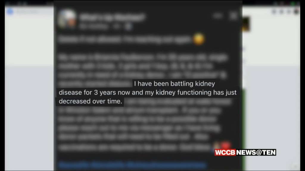 Woman Turns To Facebook To Find A New Kidney