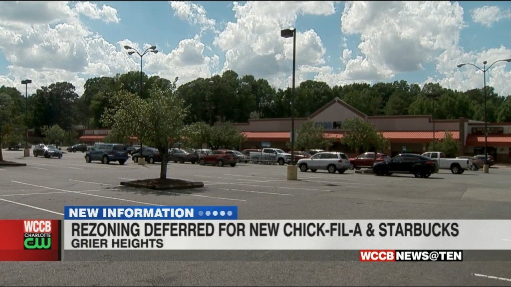 Rezoning Vote Deferred On Possible Chick Fil A & Starbucks In Grier Heights