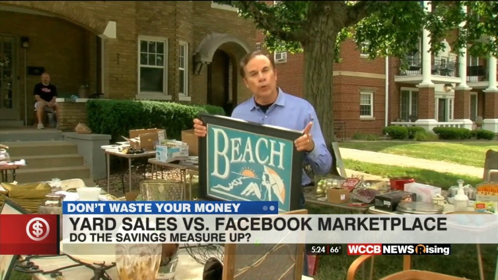 Don't Waste Your Money: Yard Sales Vs Facebook Markets Place
