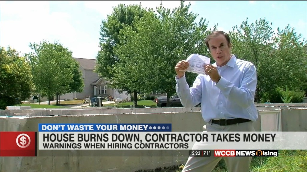 Don't Waste Your Money: Hiring A Contractor