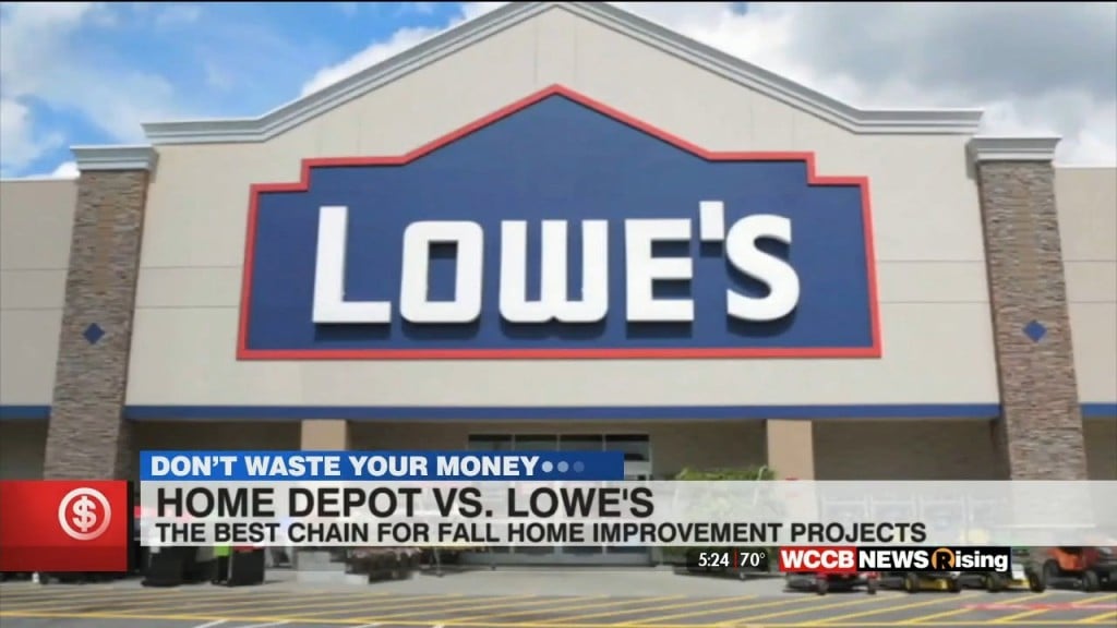 Don't Waste Your Money": Home Depot Vs. Lowe's