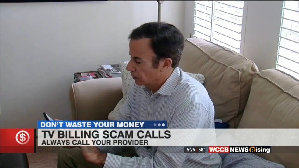 Don't Waste Your Money:tv Billing Scam Calls