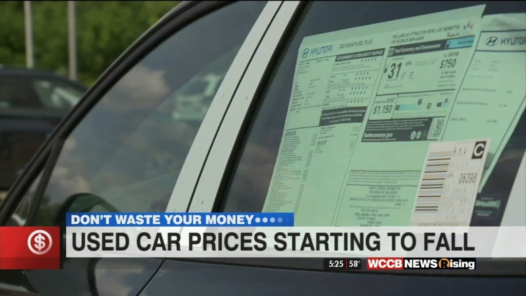 Don't Waste Your Money: Used Car Prices Coming Back Down