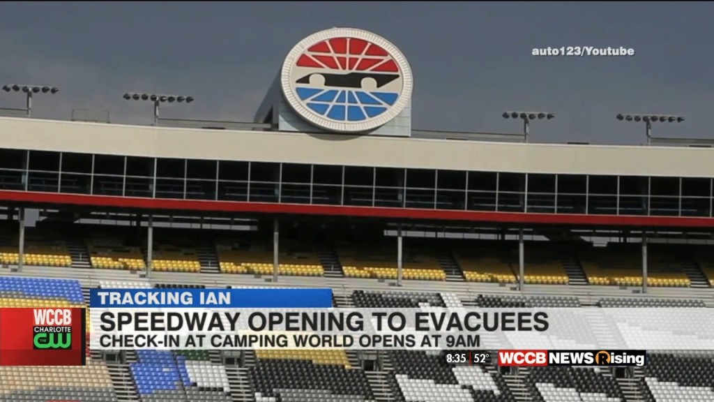 Speedway Opening To Evacuees